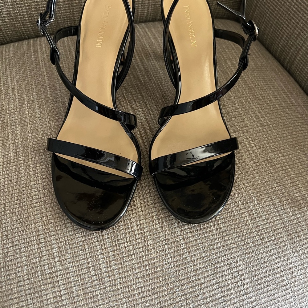 Enzo Angiolini black 3” heels. Lightly used. Great shape